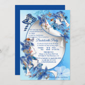 Afbeelding Waterverf Moon-flower Kaart (Voorkant / Achterkant)