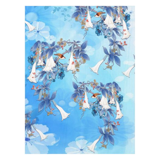 Afbeelding Waterverf Moon-flower Tafelkleed (Voorkant)