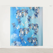 Afbeelding Waterverf Moon-flower Wandkleed (Voorkant)