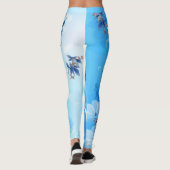 Afbeelding Waterverf Moonbloem Leggings (Achterkant)