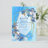 Afbeelding Waterverf Moonbloem RSVP Kaartje (Staand voorkant)