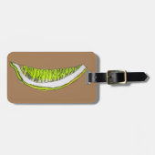 Afbeelding waterverf van Lemon Slice-vruchten Bagagelabel (Voorkant horizontaal)