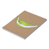 Afbeelding waterverf van Lemon Slice-vruchten Notitieblok (Linkerzijde)