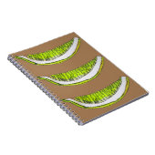 Afbeelding waterverf van Lemon Slice-vruchten Notitieboek (Rechterzijde)