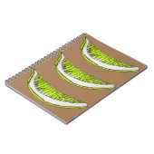 Afbeelding waterverf van Lemon Slice-vruchten Notitieboek (Linkerzijde)