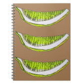 Afbeelding waterverf van Lemon Slice-vruchten Notitieboek (Voorkant)