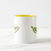 Afbeelding waterverf van Lemon Slice-vruchten Tweekleurige Koffiemok (Center)
