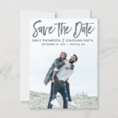 Afbeelding Wedding Save the Date Magnets, Portret Magnetische Uitnodiging (Voorkant)