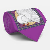 Afbeelding: wit met achtergrond stropdas (Opgerold)