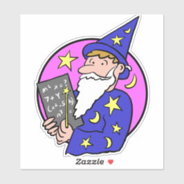 Afbeelding Wizard in Kleurkiezer Sticker