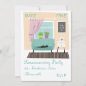 Afbeelding woonkamer in de kliniek kaart (Voorkant)