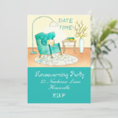 Afbeelding woonkamer in de kliniek kaart (Staand voorkant)