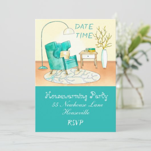 Afbeelding woonkamer in de kliniek kaart (Staand voorkant)