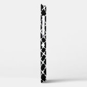 Afbeelding zwart en wit ingecheckt Case-Mate iPhone case (Achterkant / Links)