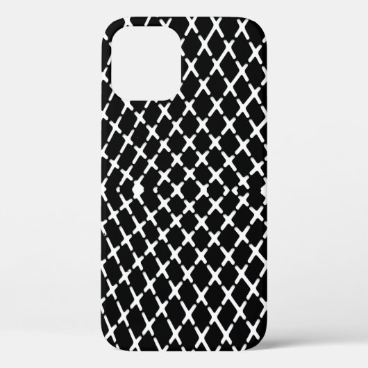 Afbeelding zwart en wit ingecheckt Case-Mate iPhone case (Achterkant)