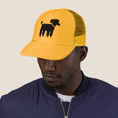 Afbeelding zwart portaal trucker pet (In situ)