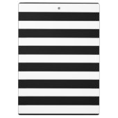 Afbeelding zwart-wit stripes - Gepersonaliseerd mo Klembord (Achterkant)