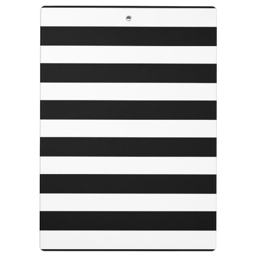 Afbeelding zwart-wit stripes - Gepersonaliseerd mo Klembord (Achterkant)