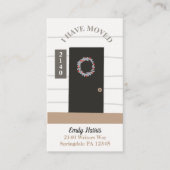 Afbeelding zwarte-deurbewegende aankondiging (Voorkant)