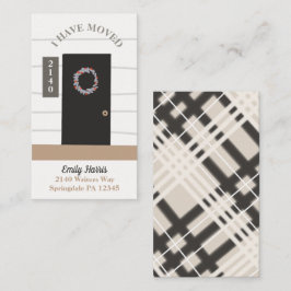 Afbeelding zwarte-deurbewegende aankondiging