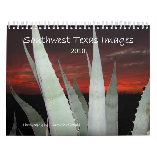 Afbeeldingen 2016 uit Southwest Texas Kalender (Hoes)