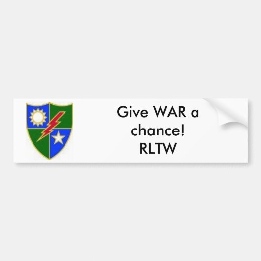 afbeeldingen[6], geef WAR een kans!RLTW Bumpersticker (Voorkant)
