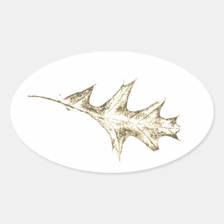 Afbeeldingen afkomstig van direct natuur blad prin ovale sticker