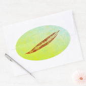 Afbeeldingen afkomstig van direct natuur blad prin ovale sticker (Envelop)