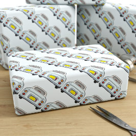 Afbeeldingen Bleek Aqua Blue Figaro Verpakkingspap Cadeaupapier