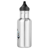 Afbeeldingen Bleek Aqua Figaro Auto Naam Monogram Waterfles (Rechts)