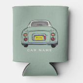 Afbeeldingen Emerald Green Figaro Name Koelbox Blikjeskoeler (Voorkant)