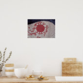 Afbeeldingen en dieren rond een zon poster (Keuken)
