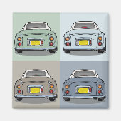 Afbeeldingen figaro Car Magnet (Voorkant)