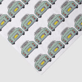 Afbeeldingen Groen figaro Car Pattern-document Tissuepapier (Detail)