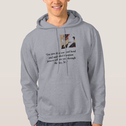afbeeldingen, "Ik weet zeker dat je coole hoofd en Hoodie (Voorkant)
