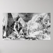 Afbeeldingen in de brand" poster (Voorkant)