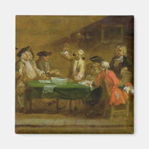 Afbeeldingen in een Tavern of Coffee House, 1720s Magneet