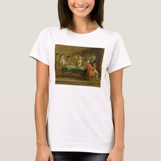 Afbeeldingen in een Tavern of Coffee House, 1720s  T-shirt (Voorkant)