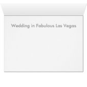 AFBEELDINGEN IN FABULOUS LAS VEGAS Bride/Groom KAA (Binenzijde Horizontaal (Onderkant))