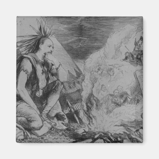 Afbeeldingen in het vuur! magneet (Voorkant)