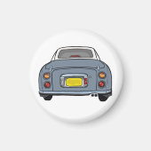 Afbeeldingen Lapis Gray Figaro Car Magnet (Voorkant)