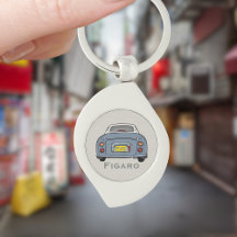 Afbeeldingen Lapis Gray Figaro Car Monogram Silver