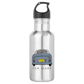 Afbeeldingen Lapis Grey Figaro Car Name Monogram Waterfles (Voorkant)