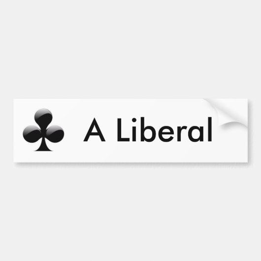 afbeeldingen, liberaal bumpersticker (Voorkant)