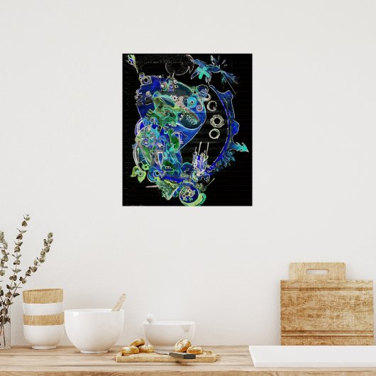 Afbeeldingen met duizend woorden poster (Keuken)