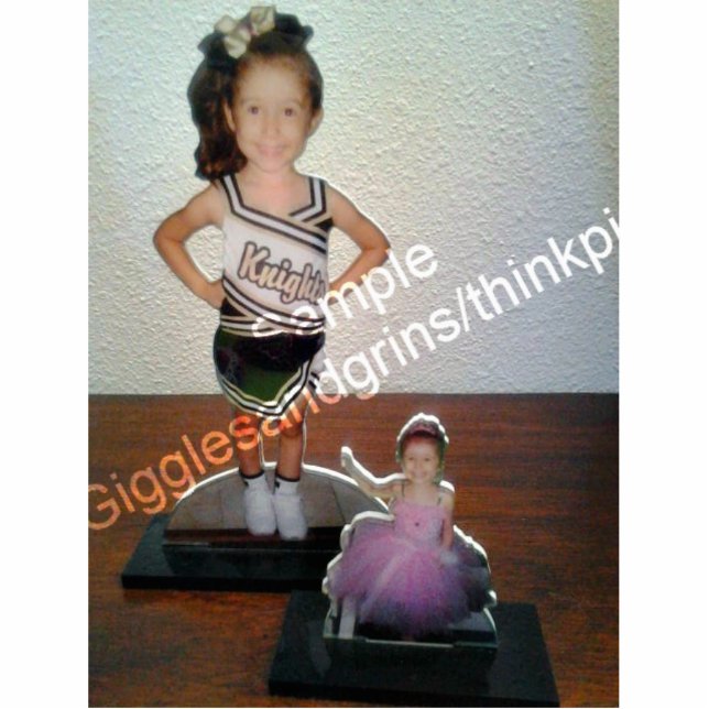 Afbeeldingen met eigen foto's met je afbeelding! staand fotobeeldje  (Voorkant)