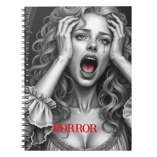 Afbeeldingen met horror notitieboek (Voorkant)