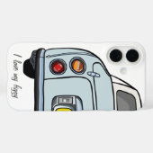 Afbeeldingen Naam Bleek Aqua Figaro Cute Case-Mate iPhone Case (Achterkant (horizontaal))