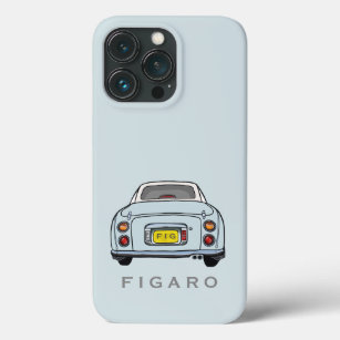 Afbeeldingen Naam Bleek Aqua Figaro Monogram auto Case-Mate iPhone Case