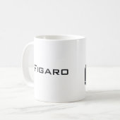 Afbeeldingen Naam Mok zwarte figaro Koffieauto (Voorkant links)